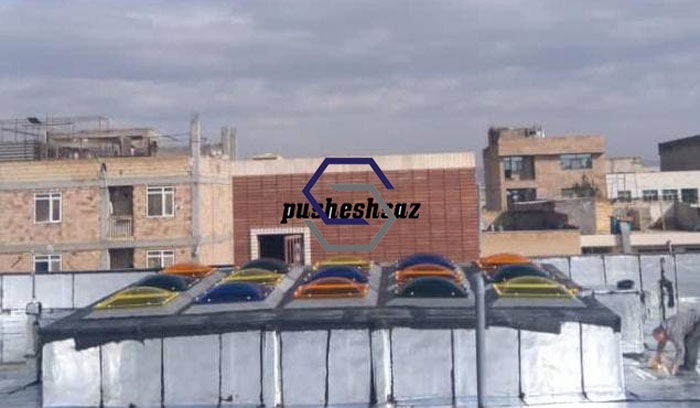 نورگیر حبابی-سقف حیاط خلوت