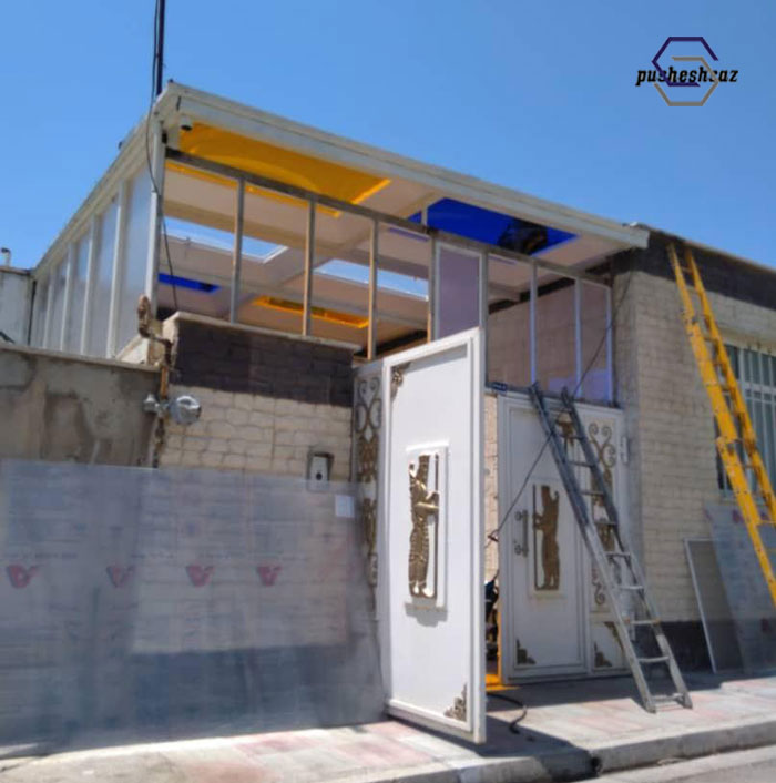 نورگیر حبابی-سقف حیاط خلوت