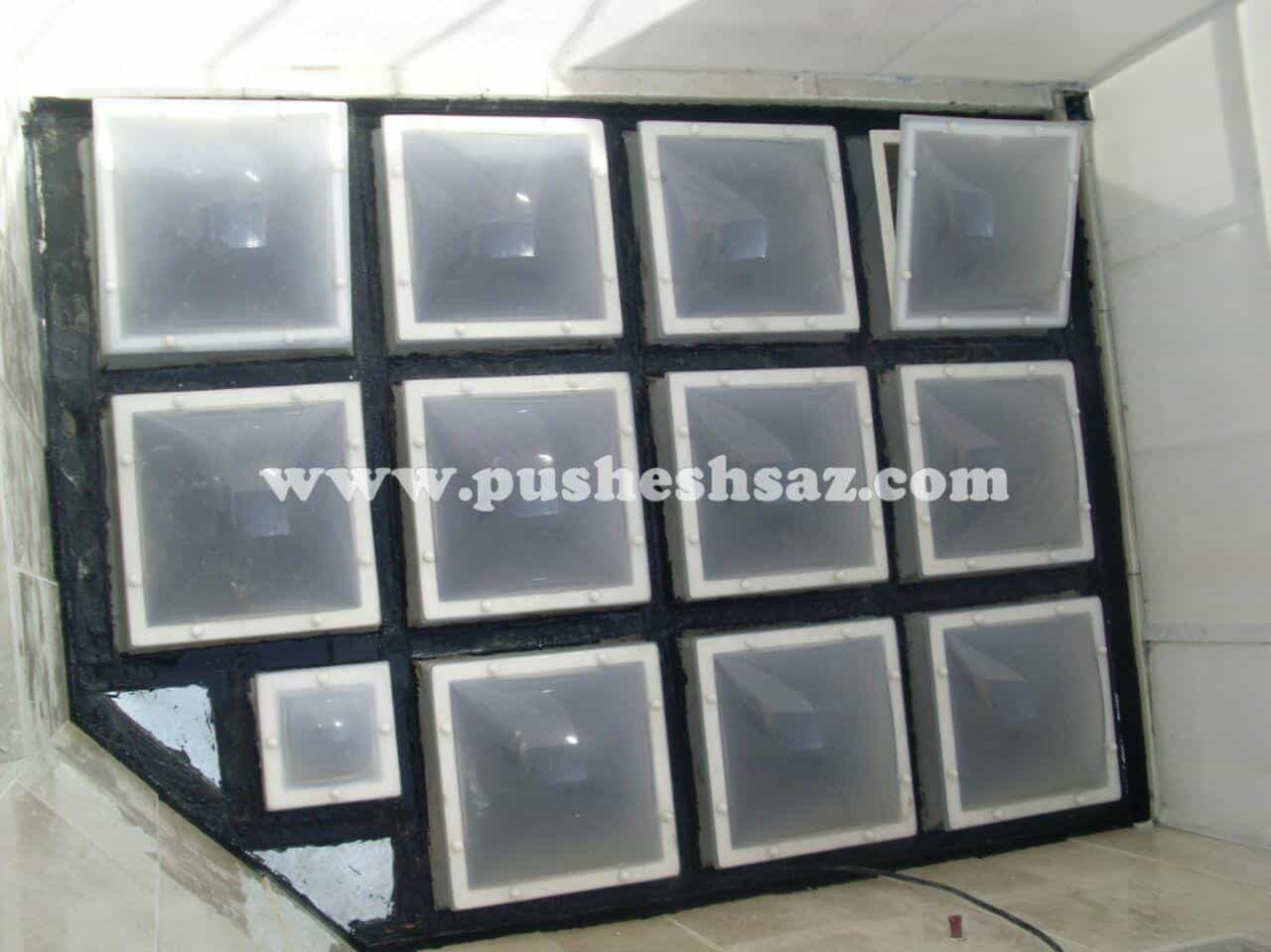 نورگیر حبابی-نورگیر حیاط خلوت