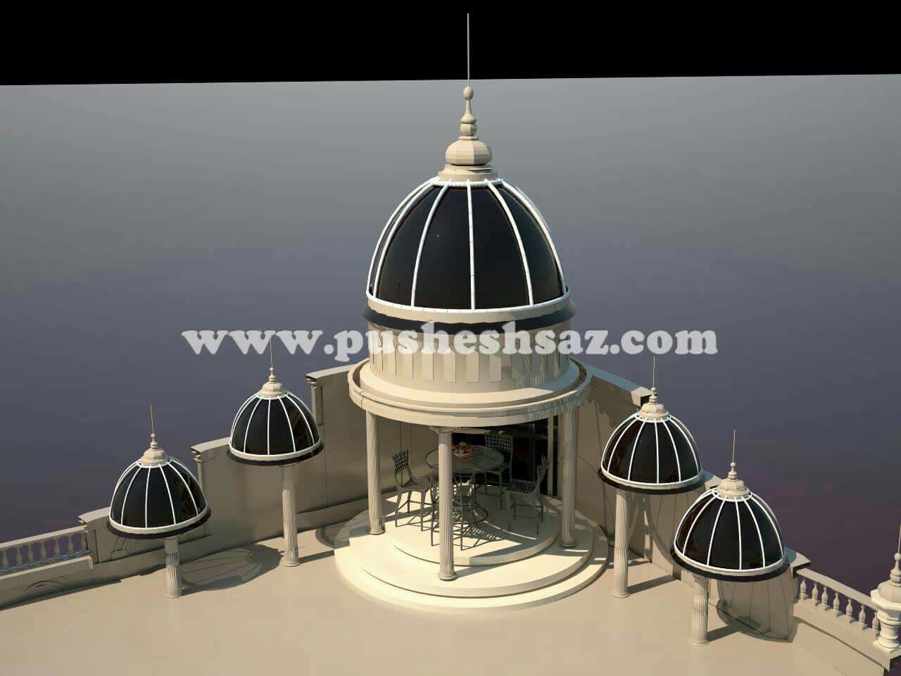 نورگیر سقفی-نورگیر حبابی