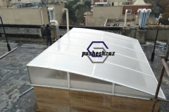 نورگیر سقفی- ورق پلی کربنات