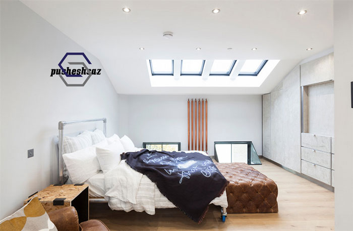 نورگیر سقفی اتاق خواب
